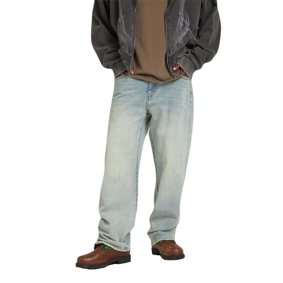PacSun Other - NEW Pacsun Mens Size 32x30 Pacsun Dylan Distressed Baggy Jeans Light Blue Tinted